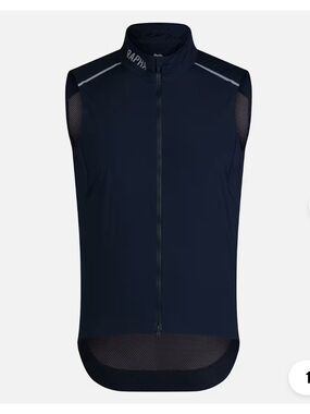 RAPHA PRO TEAM GILET II CYCLING VEST MEN’S GRAY SIZE XL